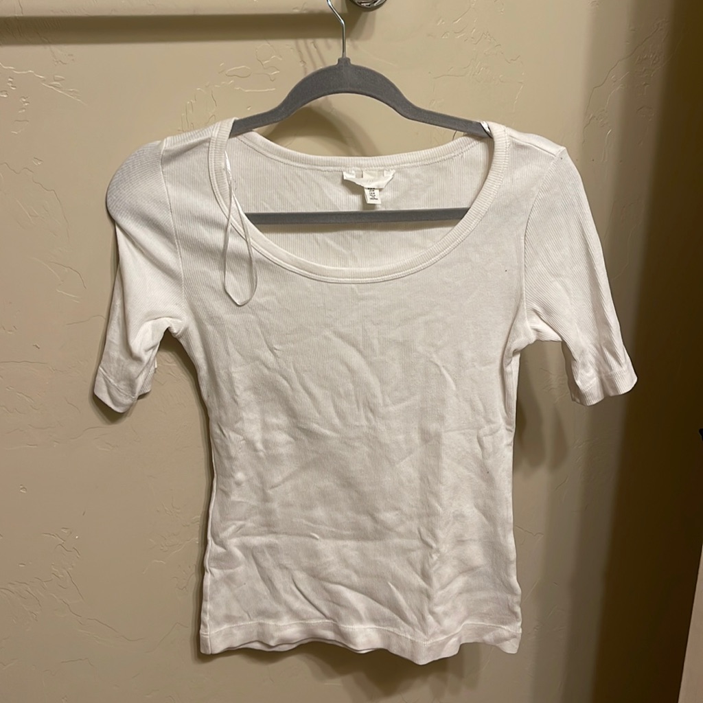 White H&M Basic Size M